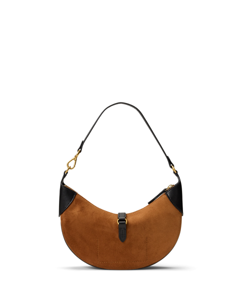 Borsa Mini Polo ID in Camoscio - Eleganza Ralph Lauren