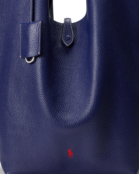 Tote Polo Play grande in pelle Ralph Lauren