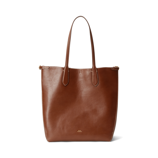 Cabas Bellport en cuir vertical - Polo Ralph Lauren - Modalova