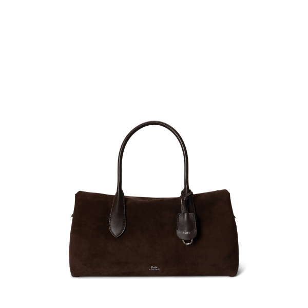 Sacoche Bellport en daim - Polo Ralph Lauren - Modalova