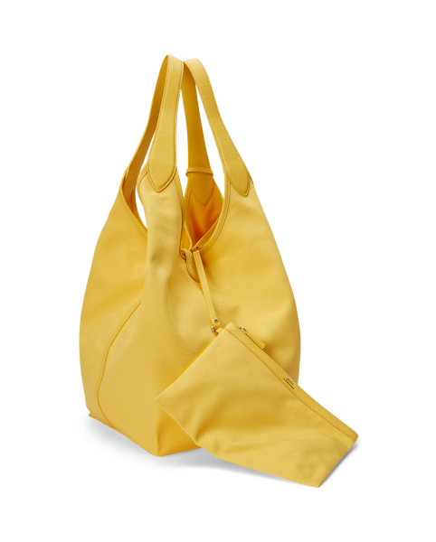 Tote Polo Play Grande in Tela e Pelle - Ralph Lauren