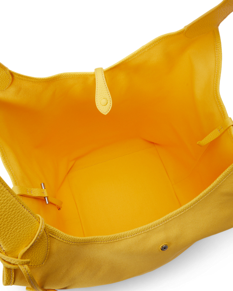 Tote Polo Play Grande in Tela e Pelle - Ralph Lauren