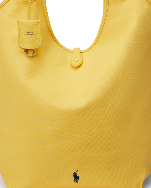 Tote Polo Play Grande in Tela e Pelle - Ralph Lauren