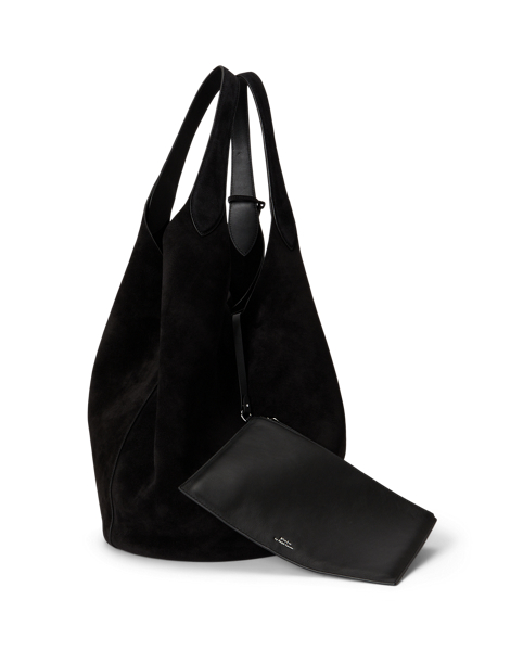 Tote Polo Play Grande in Camoscio - Ralph Lauren