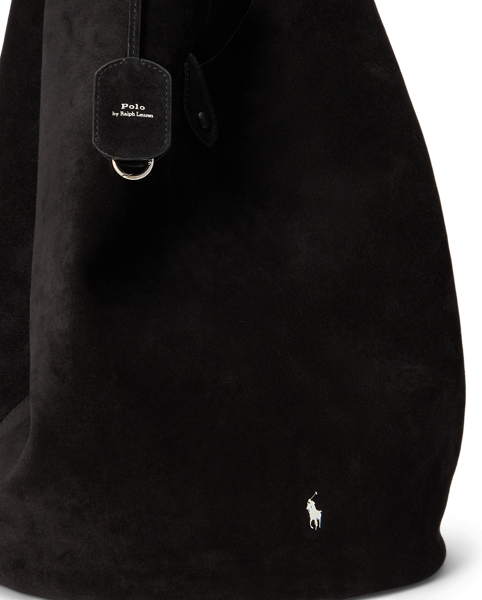 Tote Polo Play Grande in Camoscio - Ralph Lauren