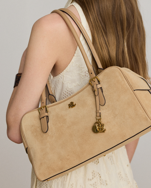 Bauletto Marcy Grande in Camoscio - Eleganza Ralph Lauren
