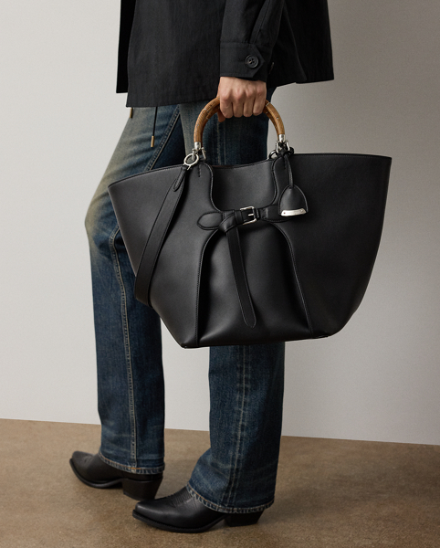 Tote Ralph Lauren Grande in Vitello - Eleganza senza tempo