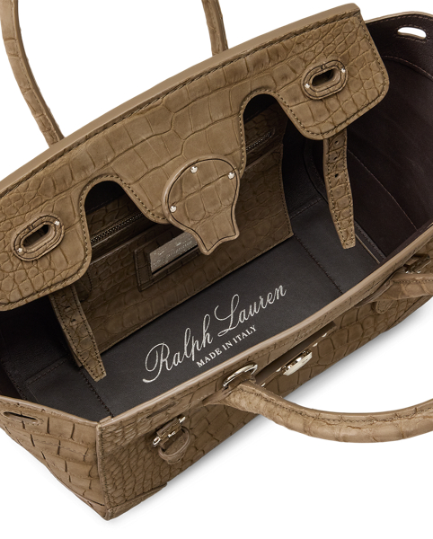 Borsa Soft Ricky 27 in Alligatore - Ralph Lauren