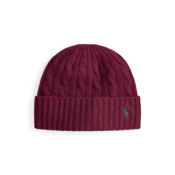 Bonnet torsadé en mérinos mélangé - Polo Ralph Lauren - Modalova
