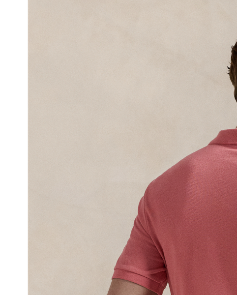 An American style standard since 1972, the Polo shirt has been imitated but never matched. Over the decades,  Ralph Lauren Lauren has re-imagined his signature style in a wide array of colours and fits, yet all retain the quality and attention to detail of the iconic original. This Classic Fit version is made from our highly breathable cotton mesh, which offers a textured look and a soft feel.