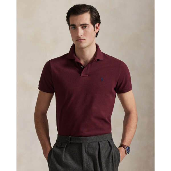 An American style standard since 1972, the Polo shirt has been imitated but never matched. Over the decades, Ralph Lauren Lauren has re-imagined his signature style in a wide array of colours and fits, yet all retain the quality and attention to detail of the iconic original. This version is made from our highly breathable cotton mesh, which offers a textured look and a soft feel.