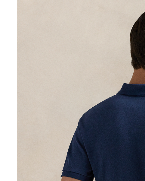 An American style standard since 1972, the Polo shirt has been imitated but never matched. Over the decades,  Ralph Lauren Lauren has re-imagined his signature style in a wide array of colours and fits, yet all retain the quality and attention to detail of the iconic original. This version is made from our highly breathable cotton mesh, which offers a textured look and a soft feel.
