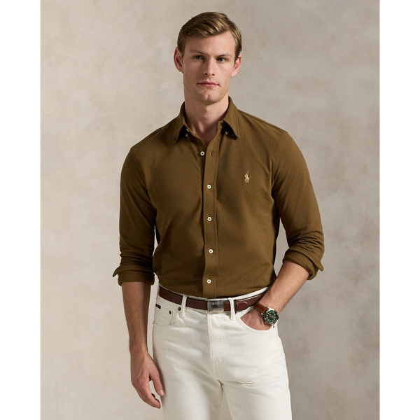 This version of our signature button-down is cut from an ultra-thin layer of our most lightweight cotton mesh, making it the perfect shirt for transitional days or when you want a comfortable layer underneath jumpers or jackets.