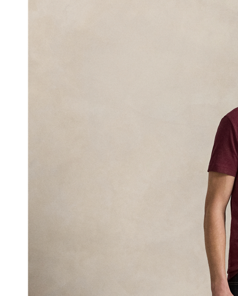 Washed for a perfectly broken-in look and feel, this cotton T-shirt is a Polo essential you'll reach for again and again.
