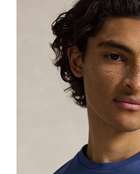 Washed for a perfectly broken-in look and feel, this cotton T-shirt is a Polo essential you'll reach for again and again.