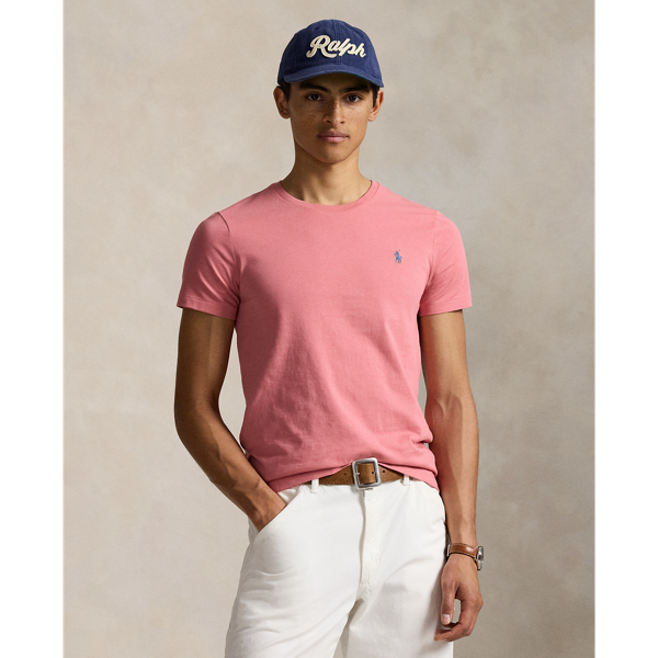 Washed for a perfectly broken-in look and feel, this cotton T-shirt is a Polo essential you'll reach for again and again.