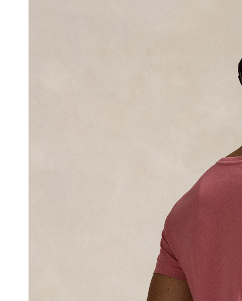 Washed for a perfectly broken-in look and feel, this cotton T-shirt is a Polo essential you'll reach for again and again.
