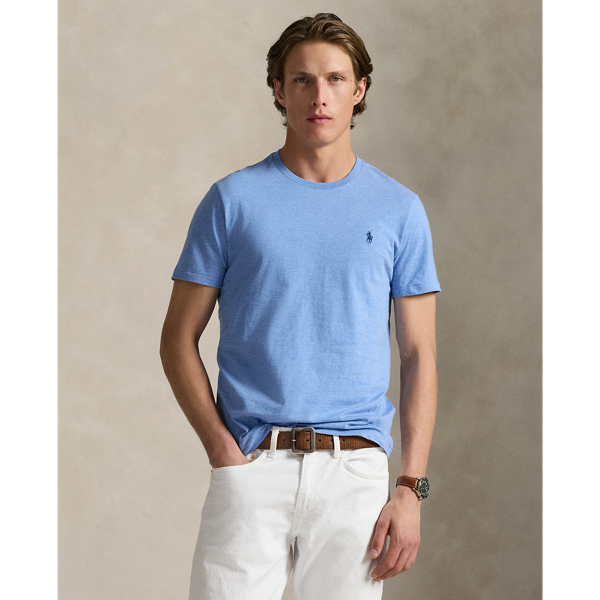 Washed for a perfectly broken-in look and feel, this cotton T-shirt is a Polo essential you'll reach for again and again.