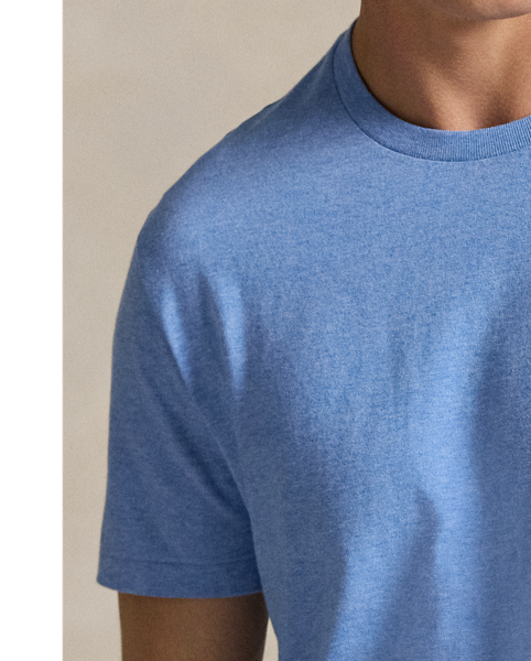 Washed for a perfectly broken-in look and feel, this cotton T-shirt is a Polo essential you'll reach for again and again.