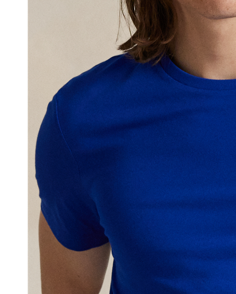 Washed for a perfectly broken-in look and feel, this cotton T-shirt is a Polo essential you'll reach for again and again.