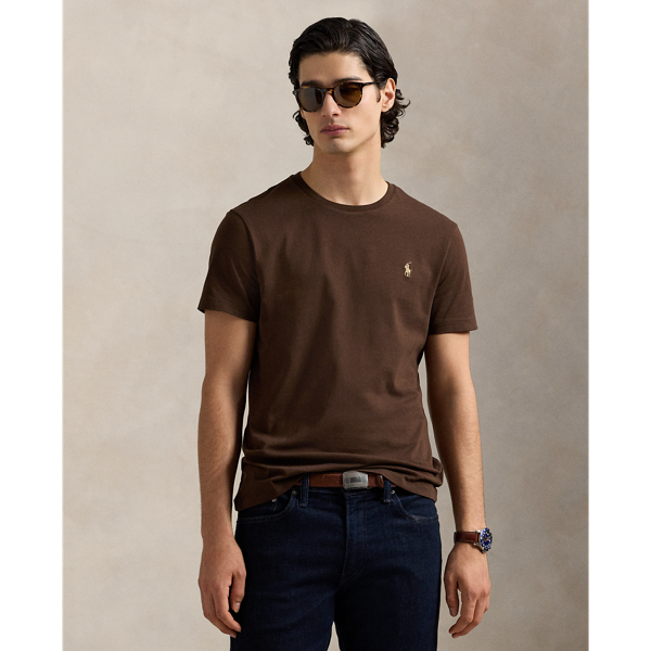 Washed for a perfectly broken-in look and feel, this cotton T-shirt is a Polo essential you'll reach for again and again.