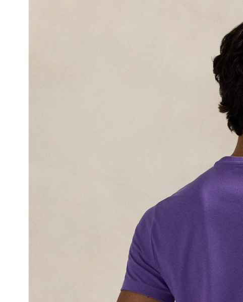 Washed for a perfectly broken-in look and feel, this cotton T-shirt is a Polo essential you'll reach for again and again.