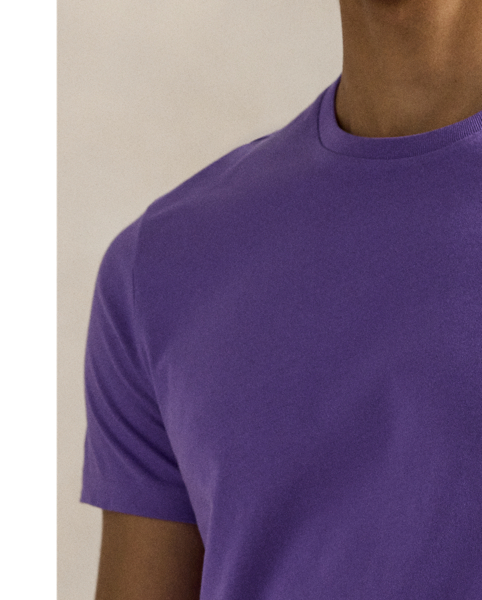 Washed for a perfectly broken-in look and feel, this cotton T-shirt is a Polo essential you'll reach for again and again.