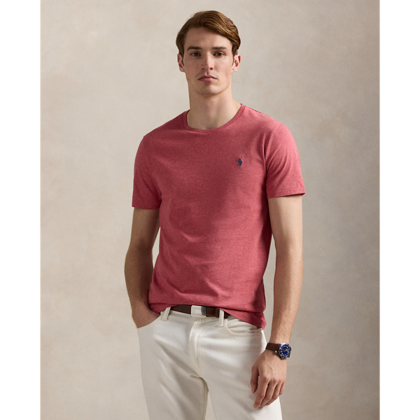 Washed for a perfectly broken-in look and feel, this cotton T-shirt is a Polo essential you'll reach for again and again.