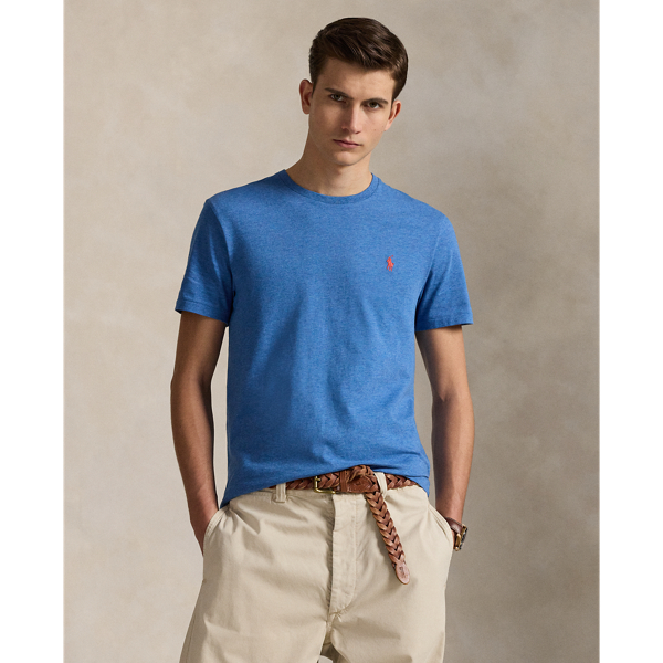 Washed for a perfectly broken-in look and feel, this cotton T-shirt is a Polo essential you'll reach for again and again.