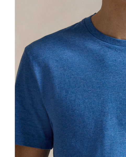 Washed for a perfectly broken-in look and feel, this cotton T-shirt is a Polo essential you'll reach for again and again.