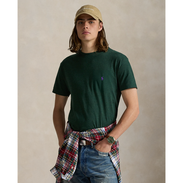 Washed for a perfectly broken-in look and feel, this cotton T-shirt is a Polo essential you'll reach for again and again.