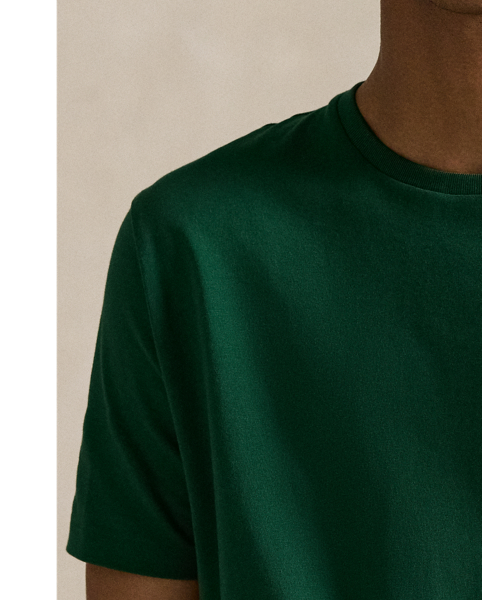 Washed for a perfectly broken-in look and feel, this cotton T-shirt is a Polo essential you'll reach for again and again.