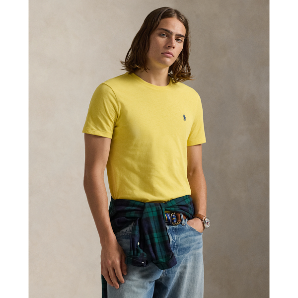 Washed for a perfectly broken-in look and feel, this cotton T-shirt is a Polo essential you'll reach for again and again.