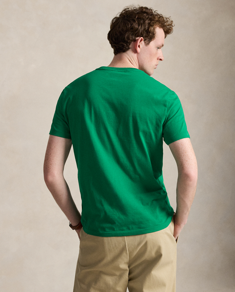 Maglietta Ralph Lauren Custom Slim-Fit in Cotone