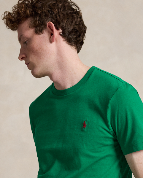 Maglietta Ralph Lauren Custom Slim-Fit in Cotone