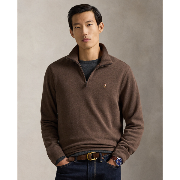 Our Estate-rib fabric gives this pullover a super-soft texture thanks to lightweight cotton, which is both peached and washed.