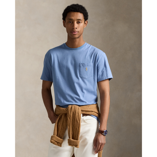 Washed for a perfectly broken-in look and feel, this cotton T-Shirt is a Polo essential you'll reach for again and again.