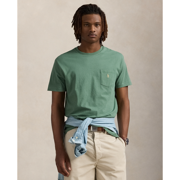 Washed for a perfectly broken-in look and feel, this cotton T-Shirt is a Polo essential you'll reach for again and again.