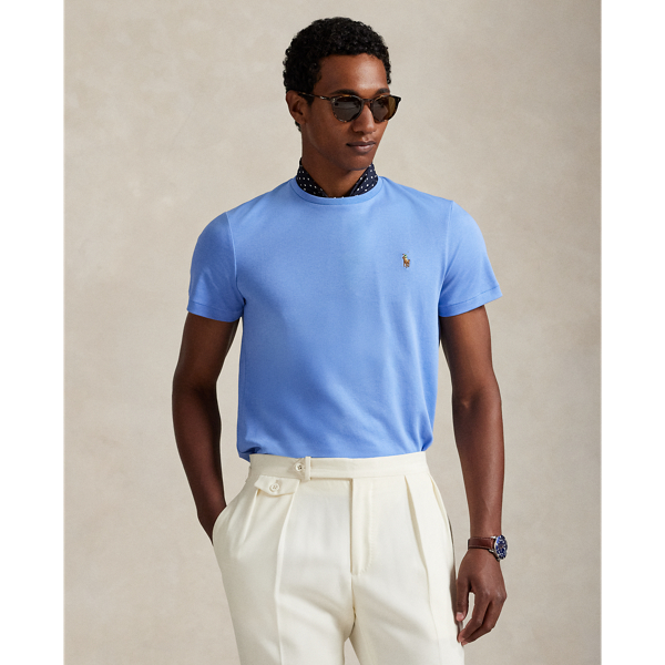 Made with the same fabric as our Soft Cotton Polo shirts, this style is cut from luxe interlock with an ultrasmooth finish.