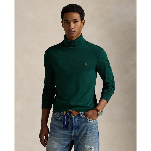 This wear-with-anything roll neck is made from the same smooth interlock fabric that's used in our Soft Cotton Polo shirts.