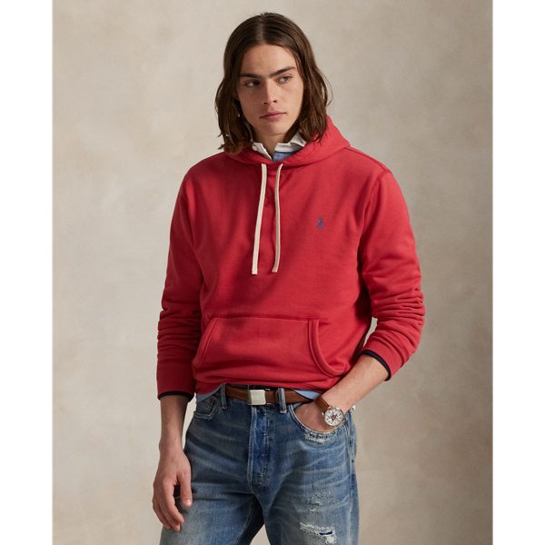 Perfect for teaming with tracksuit wear, jeans or shorts, this cotton-blend hoodie is sure to become a well-loved piece.