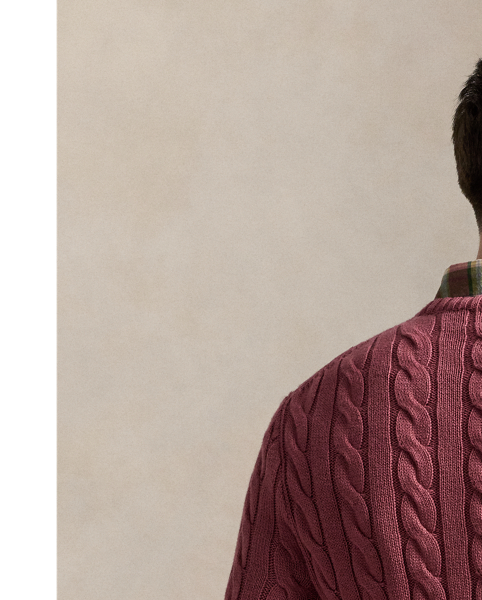 This cotton jumper combines two of Polo's most iconic design elements: a textural cable-knit motif and our signature embroidered Pony.