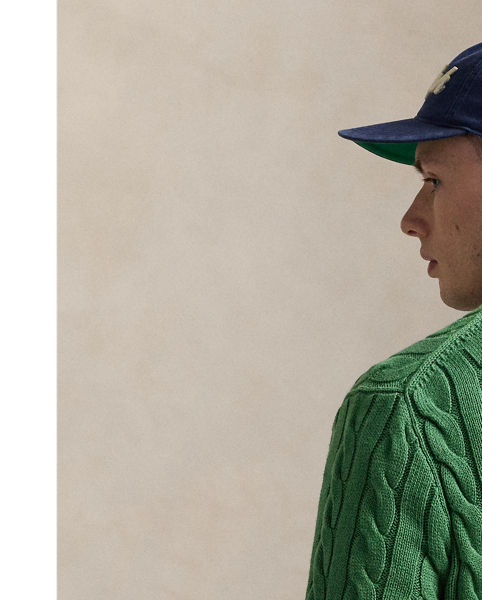 This cotton jumper combines two of Polo's most iconic design elements: a textural cable-knit motif and our signature embroidered Pony.