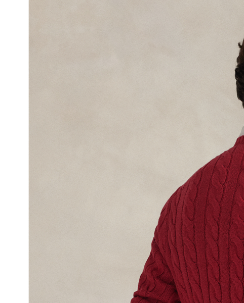 This cotton jumper combines two of Polo's most iconic design elements: a textural cable-knit motif and our signature embroidered Pony.