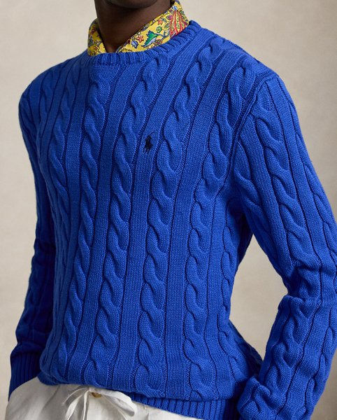 Maglia in Cotone a Trecce Ralph Lauren - Stile e Comfort