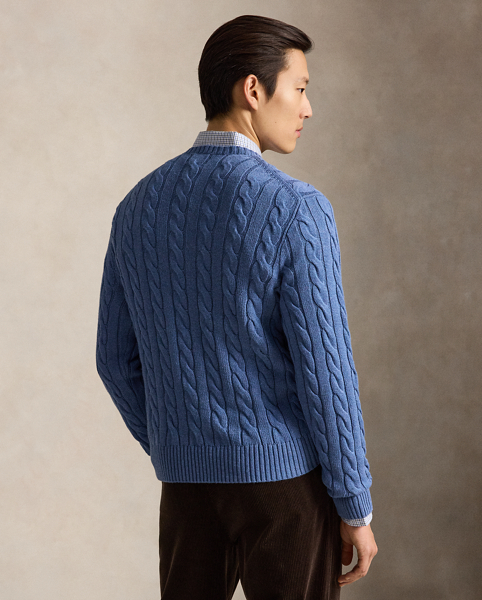Maglia in Cotone a Trecce Ralph Lauren - Stile Unico