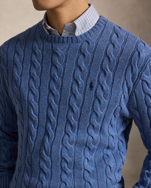 Maglia in Cotone a Trecce Ralph Lauren - Stile Unico