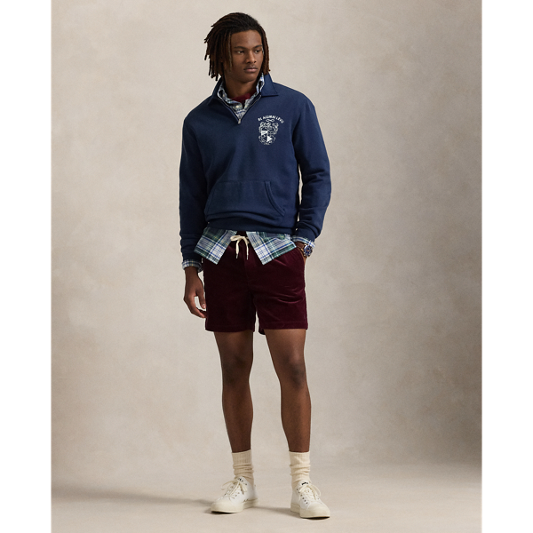 We've brought back these 15 cm inside leg shorts from our archive and updated them with a comfortable drawstring waist. This pair is crafted from soft corduroy for a heritage-inspired look.