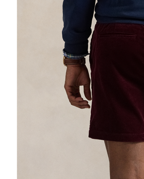 We've brought back these 15 cm inside leg shorts from our archive and updated them with a comfortable drawstring waist. This pair is crafted from soft corduroy for a heritage-inspired look.