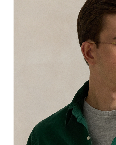 This Slim Fit version of our iconic oxford shirt is garment-dyed and washed for a broken-in look.
